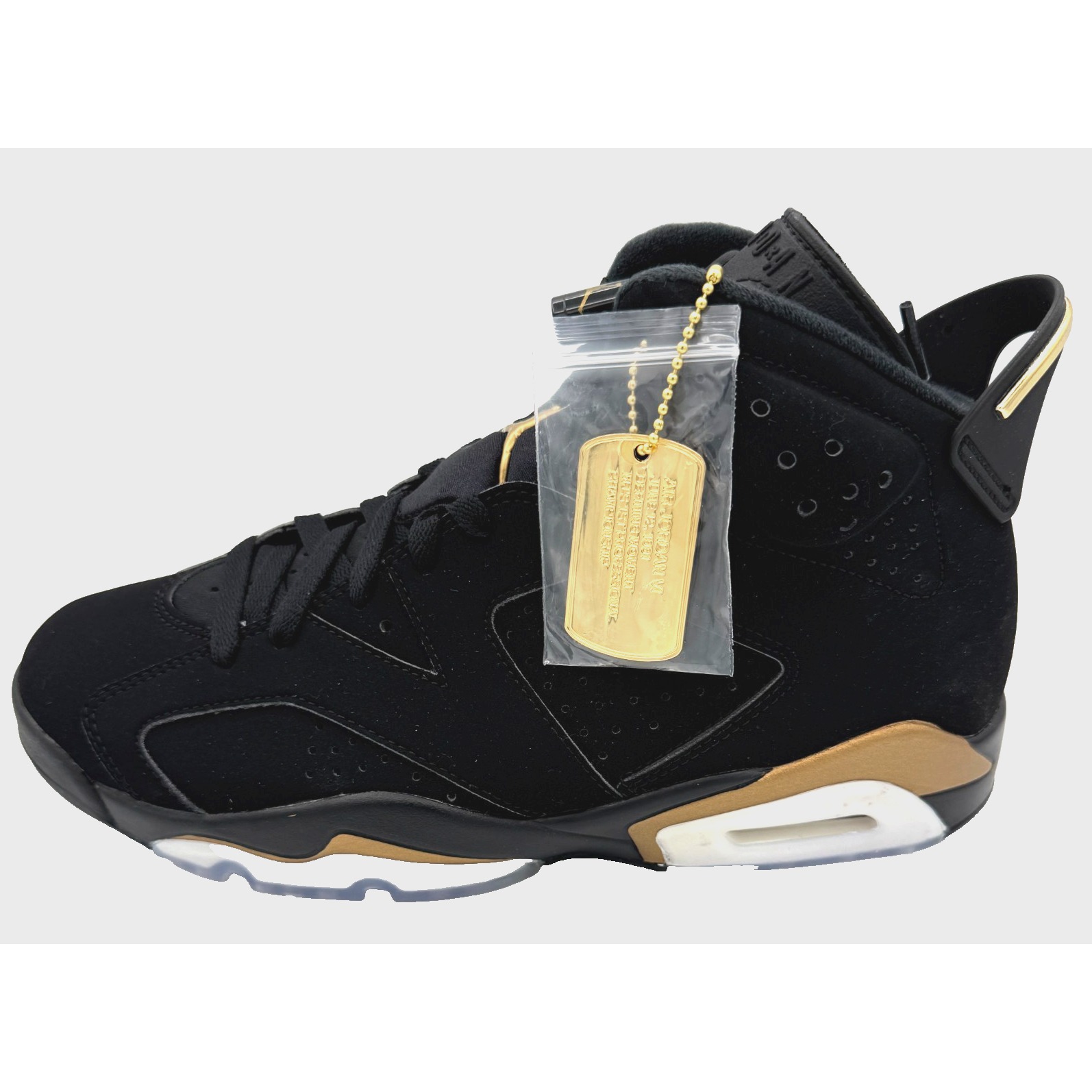 Air Jordan 6 Defining Moments Retro Ct4954-007 Men's 8 Shoes Black Gold New